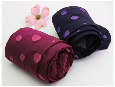 多色彩連褲絲襪廠家直供 高彈大圓點天鵝絨連褲絲襪批發(fā)零售指南